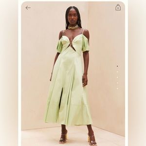 NWT Cult Gaia Dina Dress in Jade Size 12